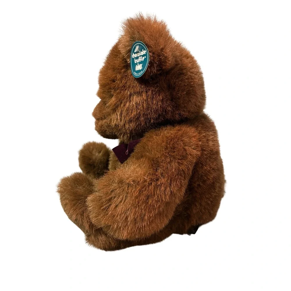 Gund Chocolate Truffle Teddy Bear 18in Brown Plush 1983 Limited Edition 2152